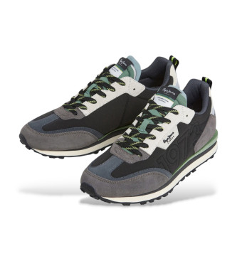 Pepe Jeans Sneakers Foster Connected in pelle grigia