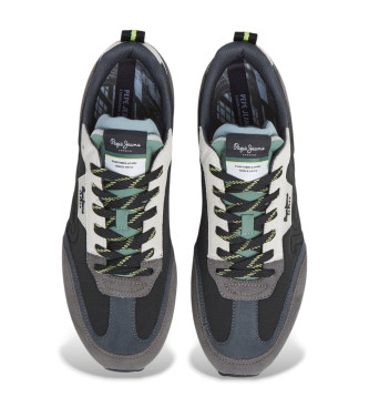 Pepe Jeans Sneakers Foster Connected in pelle grigia