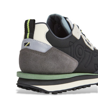 Pepe Jeans Sneakers Foster Connected in pelle grigia