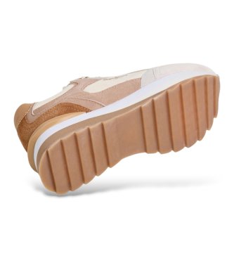 Pepe Jeans Freya Lea white leather sneakers