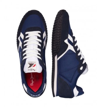 Pepe Jeans Sneakers in pelle blu navy Olanda
