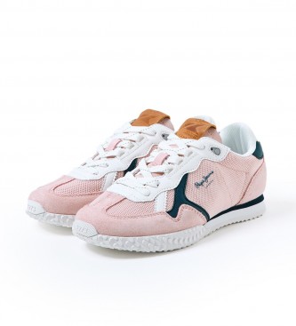 Pepe Jeans Série Holland1 Capsule leather shoes pink