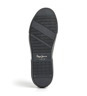 Pepe Jeans Zapatillas de Piel Industry Rec negro