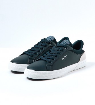 Pepe Jeans Kenton Colours blue leather sneakers