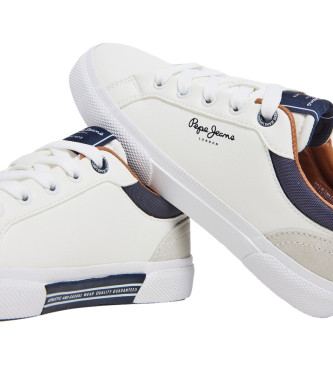 Pepe Jeans Kenton Court Sneakers i lder hvid