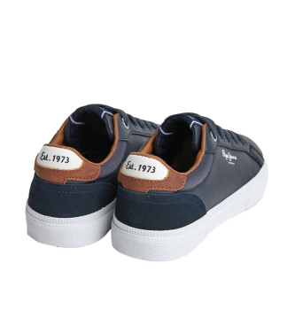 Pepe Jeans Kenton Court Leather Sneakers navy