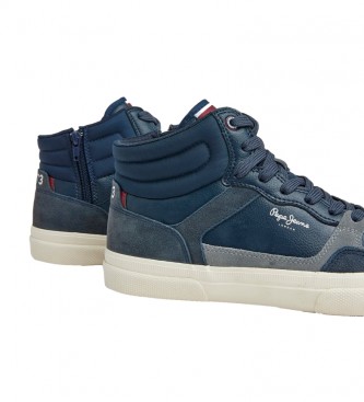 Pepe Jeans Kenton Masterboot Leather Sneakers Navy