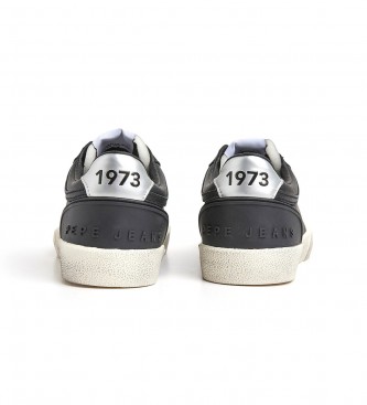 Pepe Jeans Lder Sneakers Kenton Vintage W svart