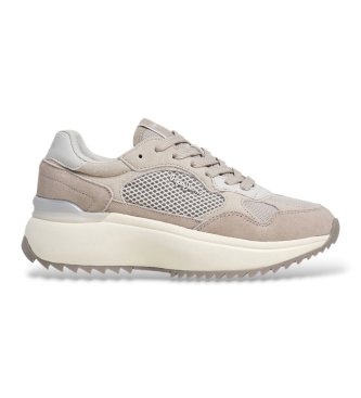Pepe Jeans Kimi Sporty white leather sneakers