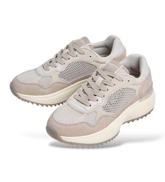 Pepe Jeans Kimi Sporty white leather sneakers