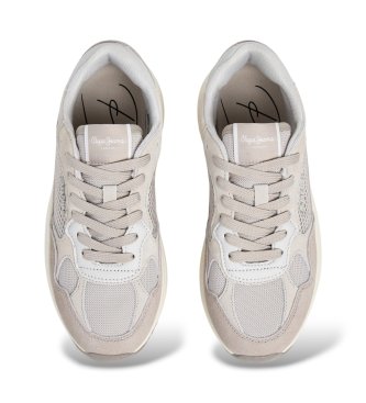Pepe Jeans Kimi Sporty white leather sneakers