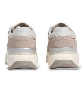 Pepe Jeans Kimi Sporty white leather sneakers