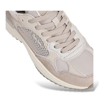 Pepe Jeans Kimi Sporty white leather sneakers