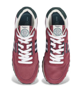 Pepe Jeans Kingston College Leder Turnschuhe kastanienbraun