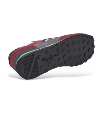 Pepe Jeans Kingston College Leder Turnschuhe kastanienbraun