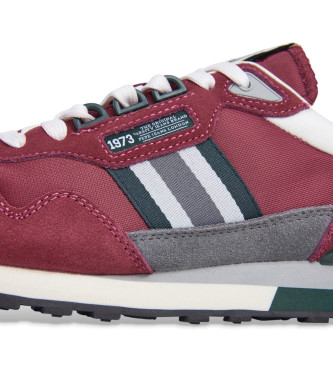 Pepe Jeans Kingston College Leder Turnschuhe kastanienbraun