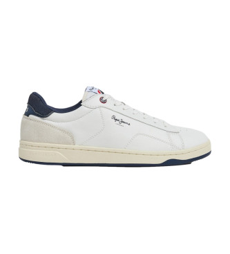 Pepe Jeans Kore Basic Leather Sneakers branco