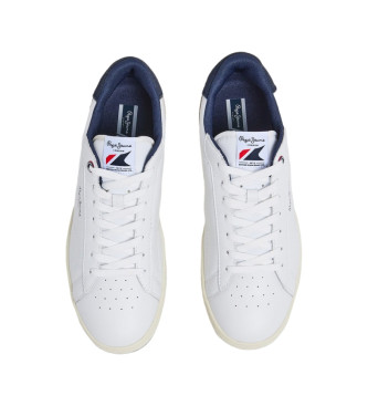 Pepe Jeans Kore Basic Leather Sneakers white