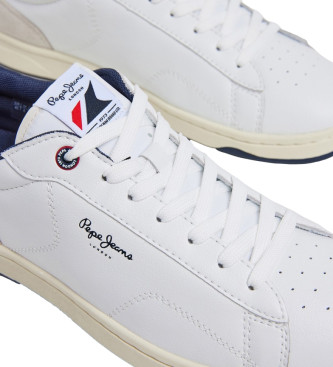 Pepe Jeans Sneakers Kore Basic in pelle bianca