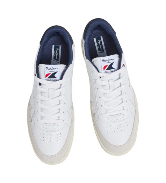 Pepe Jeans Kore Brit Sneakers i lder hvid
