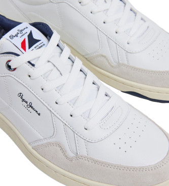 Pepe Jeans Kore Brit Sneakers i lder hvid