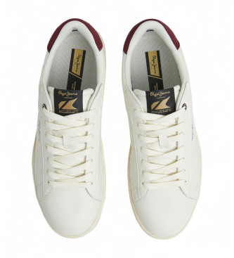 Pepe Jeans Kore City lder sneakers vit