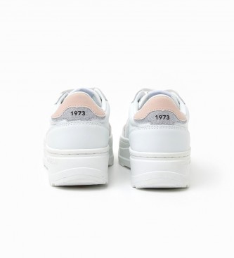 Pepe Jeans Kore Glin white leather trainers -Platform height 4,5cm