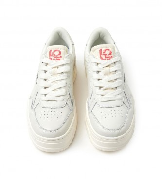 Pepe Jeans Kore Love - Baskets en cuir blanc