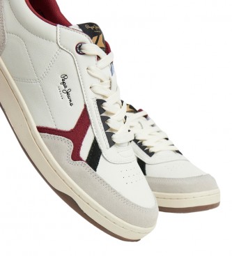 Pepe Jeans Kore Vintage Leather Sneakers white