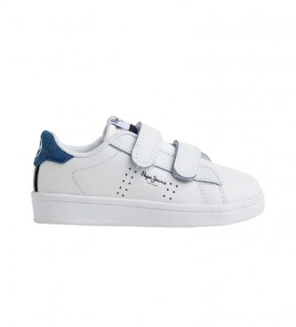 Pepe Jeans Leather Sneakers Logo White Flag