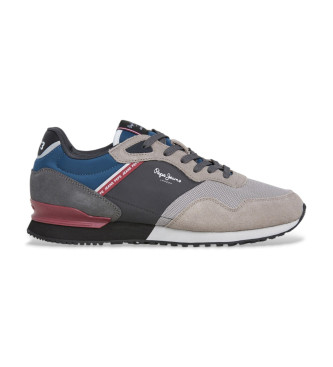 Pepe Jeans Leather Sneakers London Brick grey
