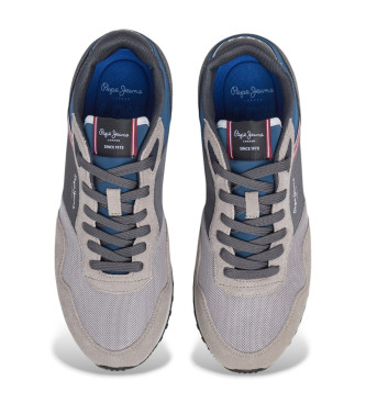 Pepe Jeans Leather Sneakers London Brick grey