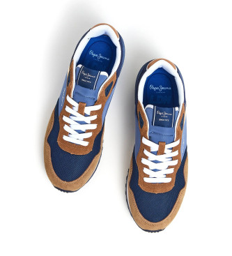 Pepe Jeans Leather Sneakers London Class blue