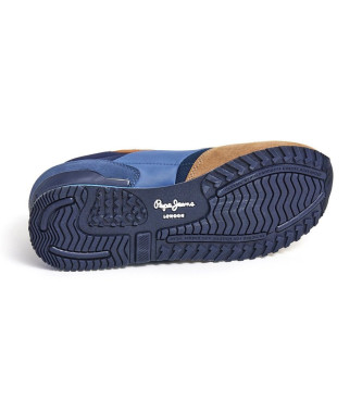 Pepe Jeans Tnis de couro London Class azul