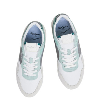 Pepe Jeans Sneakers i lder London Glam grn