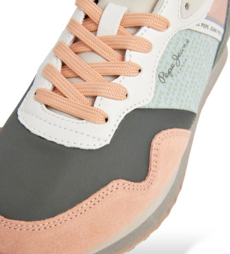 Pepe Jeans Baskets en cuir London Jelly orange
