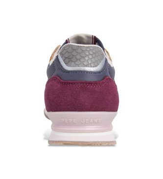 Pepe Jeans Leren sneakers Londen Logo veelkleurig