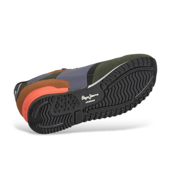 Pepe Jeans London Mood - Baskets en cuir - vert