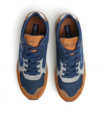 Pepe Jeans London Pro Leather Sneakers navy