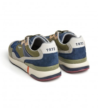 Pepe Jeans London Pro Leather Sneakers green