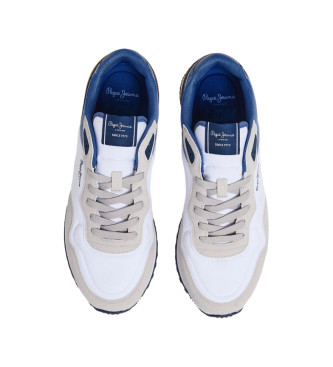 Pepe Jeans London Seal Leather Sneakers white