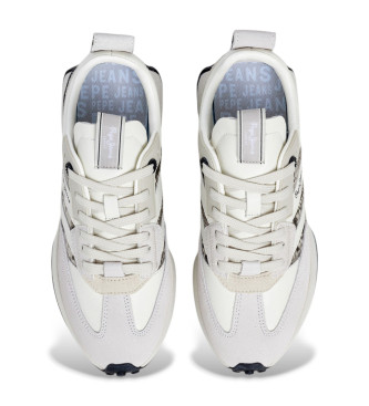 Pepe Jeans Lucky Animal Leather Sneakers branco
