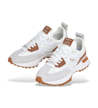 Pepe Jeans Lucky Class Lder Sneakers hvid