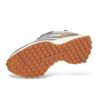 Pepe Jeans Baskets en cuir Lucky Cold vertes