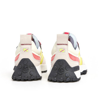 Pepe Jeans Lucky Main Leather Sneakers branco