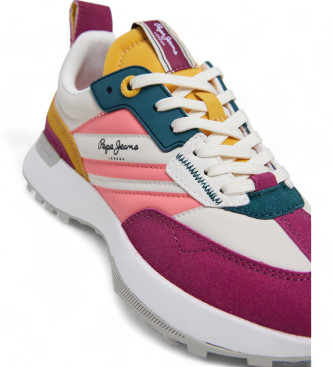 Pepe Jeans Lucky Main - Baskets en cuir multicolores