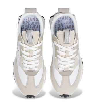 Pepe Jeans Lucky Party Lder Sneakers hvid