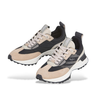 Pepe Jeans Sneakers in pelle nera Lucky Party