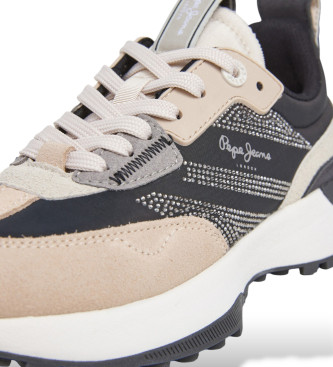 Pepe Jeans Sneakers in pelle nera Lucky Party