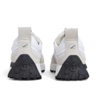 Pepe Jeans Lucky Top Leather Sneakers white